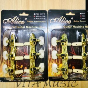 AOS-022V1P/022V3P GOLD or GREEN CLASSICAL GUITAR MACHINE HEAD