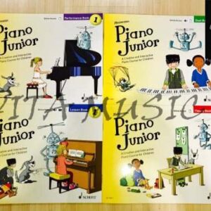 PIANO JUNIOR (LESSON/PERFORMANCE/THEORY/DUET)-BOOK 1