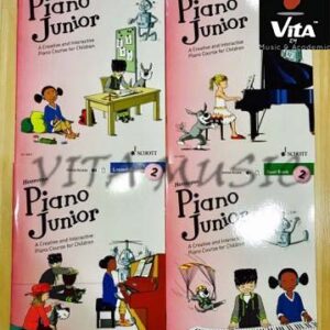 PIANO JUNIOR (LESSON/PERFORMANCE/THEORY/DUET)-BOOK 2